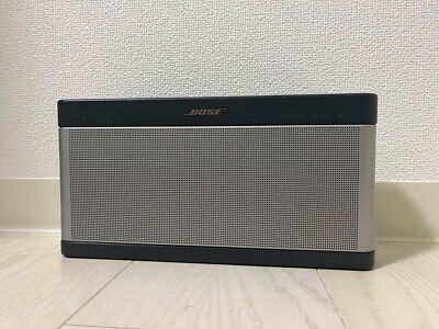 #ad Bose SoundLink III Sound Link 3 Tested Bluetooth Portable Speaker Used Silver $236.00