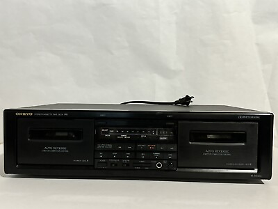 #ad Onkyo TA RW313 Dual Stereo Cassette Tape Deck Auto Reverse Dolby Dubbing Tested $74.96