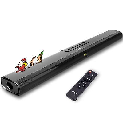#ad Sound Bar for TV with Built in Subwoofer NEW 36 Inch With Remote $78.45