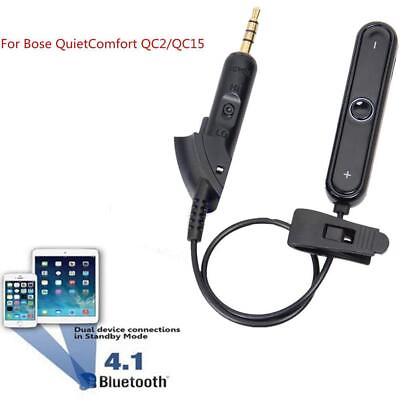 #ad Bluetooth4.1 Receiver Adapter Cable Kit For QuietComfort QC15 Bose Headphone s $18.25