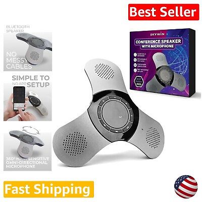 #ad Wireless Conference Speaker with Noise Canceling Microphone 5 Hours Talk Time $87.99