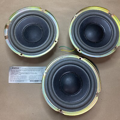 #ad 3x Bose Acoustimass 10 Replacement 6quot; Speakers Tested $38.95