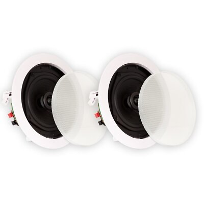 #ad #ad Theater Solutions TS50C in Ceiling Speakers Surround Sound Home Theater Pair... $75.89