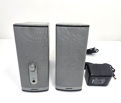#ad Bose Companion 2 Series II Multimedia Computer Speakers w Power Adapter TESTED $47.99