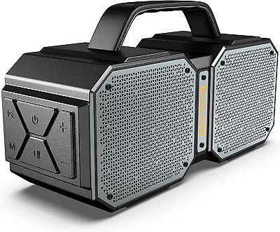 #ad Portable Bluetooth Speaker Waterproof Bluetooth Party Speaker Boombox Loud Bass $95.98