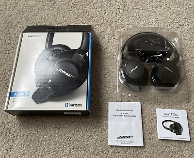 #ad Bose AE2w Headphone Excellent Box And Papers Around Ear $125.00