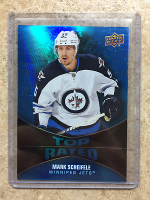 #ad #ad 16 17 UD Overtime Top Rated #TR 16 MARK SCHEIFELE Blue Parallel 10 C $63.99