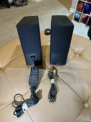 #ad Bose Companion 2 Series III Multimedia System Computer Speakers w AC amp; AUX Cable $37.99