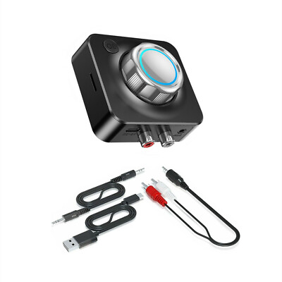 #ad 2.4Ghz Bluetooth Aux Audio Receiver FM Transmitter TF Card Reader With Cable $12.99