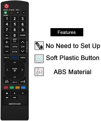 #ad New AKB72915239 Replace Remote fit for LG TV 26LV2500 32LK330 32LK450 32LV2500 $6.79
