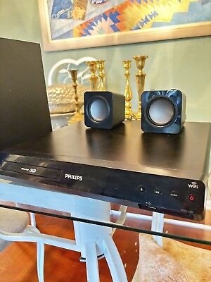 #ad Philips 3D Blu Ray Hm Theater System HTS3541 F7 W speakers subwoofer amp; Remote $68.00