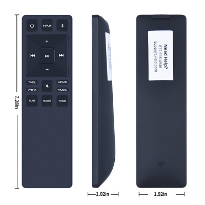 #ad New XRS321N G Remote Control For Vizio Soundbar SB4451 C0 SB3651 E6 SB3621N E8 $8.59