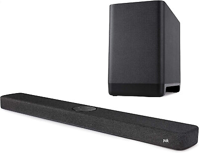 #ad POLK Audio REACT Soundbar AND 7quot; Subwoofer Wireless COMBO Dolby Alexa $375.00