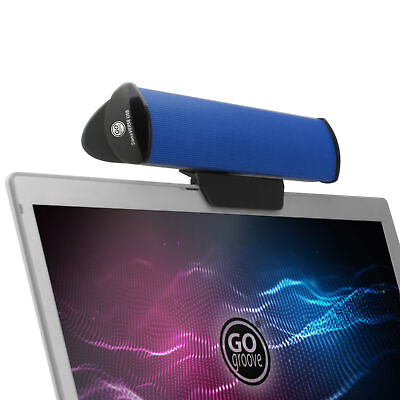 #ad USB Laptop Computer Speaker with Clip On Portable Soundbar Design $29.99