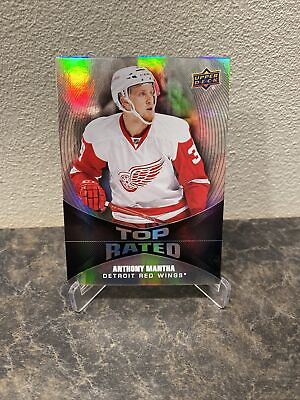 #ad #ad 2016 17 UD Overtime Top Rated ANTHONY MANTHA #TR 9 C $4.50