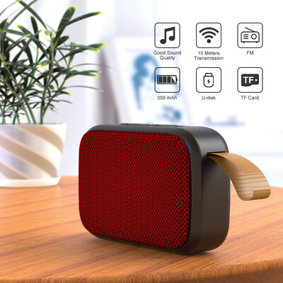 #ad Bluetooth Speaker Wireless Waterproof Outdoor Stereo Bass USB TF FM Radio LOUD $6.99
