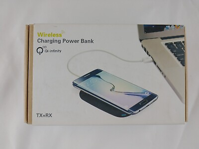 #ad Qi Infinity Wireless Charging Power Bank TX RX 4000mAh Output 5V 2.1A Unused $9.99