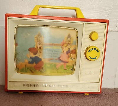 #ad Antique Fisher Price Toy TV in working condition. $10.99
