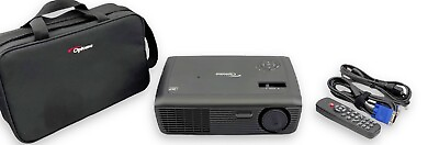 #ad Optoma PRO260X DLP Projector Portable 3000 ANSI Home Theater 3D 1080p w Bundle $247.04
