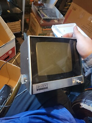 #ad Vintage Sony TV 720U Transistor Solid State Portable Television WORKING As Is $84.99
