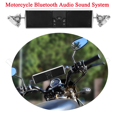 #ad Bluetooth Motorcycle Stereo Speaker Audio MP3 System Radio USB Stereo ATV Harley $68.98