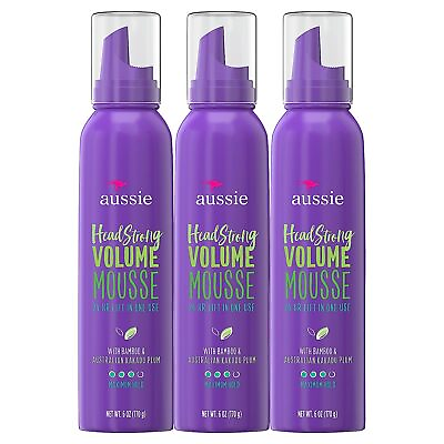 #ad Aussie Mousse with amp; Kakadu Plum Headstrong Volume For Fine Hair 6 Fl Oz ... $22.99