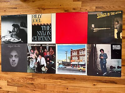 #ad Billy Joel Vinyl Lot of 8 LPs VG $95.00