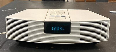 #ad Bose Wave Radio Alarm Clock AM FM Radio AWR1 1W Tested Works Sticky Buttons $84.99