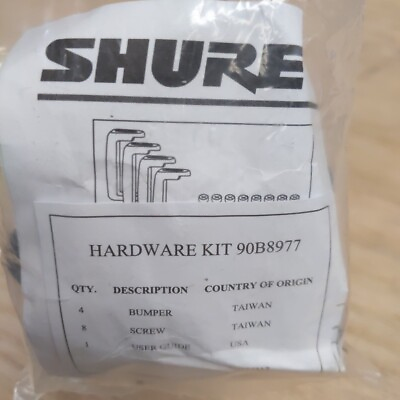 #ad NEW Shure Hardware Bumper Kit 90B8977 for SLX Wireless Receivers $7.49