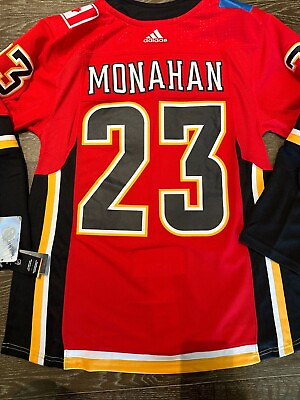 #ad Adidas Mens RED HOME Calgary Flames Sean Monahan #23 Jersey Sz 50 New NWT $149.99