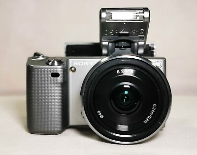 #ad SONY Sony α NEX 5 mirrorless single lens camera body E 16mm F2.8 Japanese only $248.55