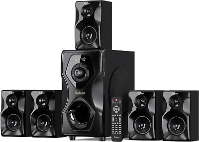 #ad #ad Surround Sound System Speakers for TV Home Theater Audio Bluetooth Stereo $85.99