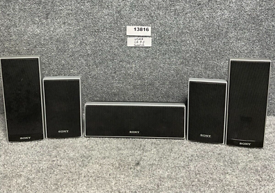 #ad Sony SS CT71 Surround Sound Home Theater Speaker System 3 Ohms in Black $76.00