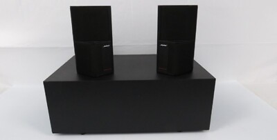 #ad Bose Acoustimass SE 5 Speaker System Pair With Subwoofer No cables $175.00