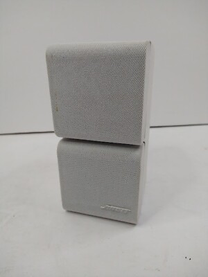 #ad Bose Lifestyle Jewel Mini Double Cube Speakers White Satellite Speakers $15.99