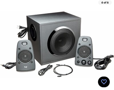 #ad Logitech 980 001258 Z625 45W THX Sound 2.1 Speaker System Black $159.99