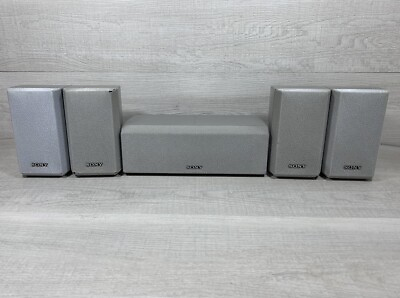 #ad Sony Surround Sound Speakers Set 4 Front Rear SS MSP2 amp; 1 Center SS CNP2 $29.99
