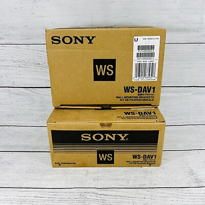 #ad Sony Wall Mounting Brackets WS DAV1 For Speakers Lot Of 2 New In Box $21.21