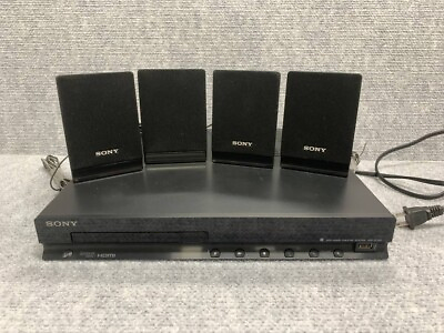 #ad Sony DAV TZ140 5.1 Channel DVD Home Theater Dolby HDMI Receiver WITH 4 SPEAKERS $70.38
