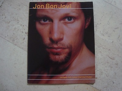 #ad JON BON JOVI exclusiv RARE original import bio photo book large Poster $39.99