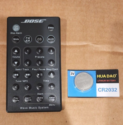#ad Bose Wave Music System Remote Control for AWRCC1 AWRCC2 Radio CD Black New $17.95