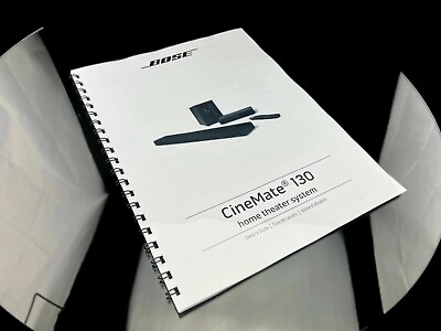 #ad Bose CineMate 130 Home Theater System Owners Guide Manual Instructions $16.00