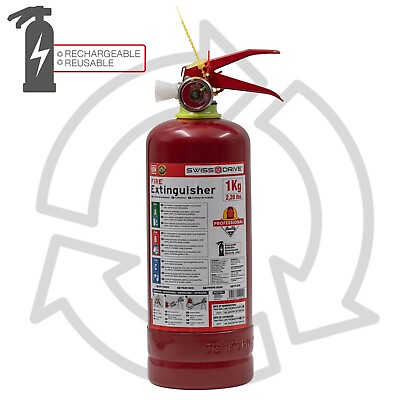 #ad Fire Extinguisher Rechargeable Home Kitchen Car 1 Kg 2.2 lbs Portable ABC Class $29.95