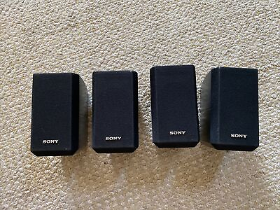 #ad Set of 4 SONY SS MSP2 Surround Sound Speakers BLACK Tested Working 🔥 $39.99