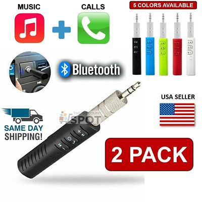 #ad Wireless 3.5mm Car Bluetooth Mini Receptor Receiver Audio Speaker Adapter AUX $7.68