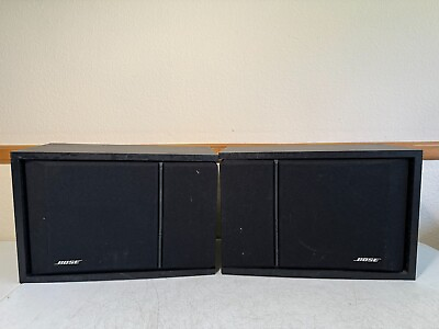 #ad Bose 201 Series III Bookshelf Speakers HiFi Stereo Vintage Black Audiophile Home $129.99