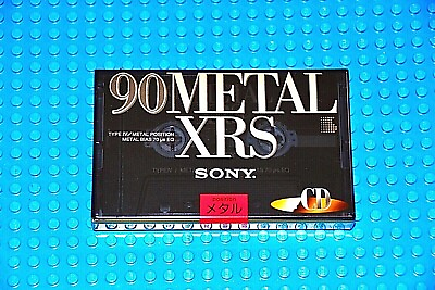 #ad SONY METAL XRS 90 TYPE IV BLANK CASSETTE TAPE 1 SEALED $47.69