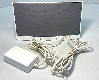 #ad BOSE SoundDock Digital Music System Docking Station Speaker White No Remote $29.96