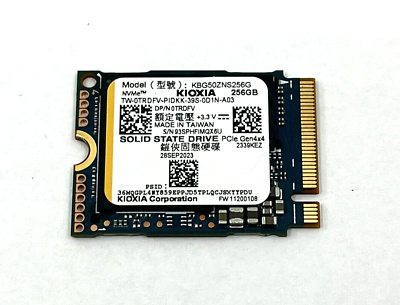 #ad Kioxia Toshiba 256GB KBG50ZNS256G SSD M.2 NVMe 2230 PCIe TRDFV $9.59