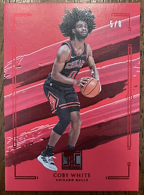 #ad 2020 21 Panini Impeccable COBY WHITE Asia Red 5 8 #12 BULLS $30.00